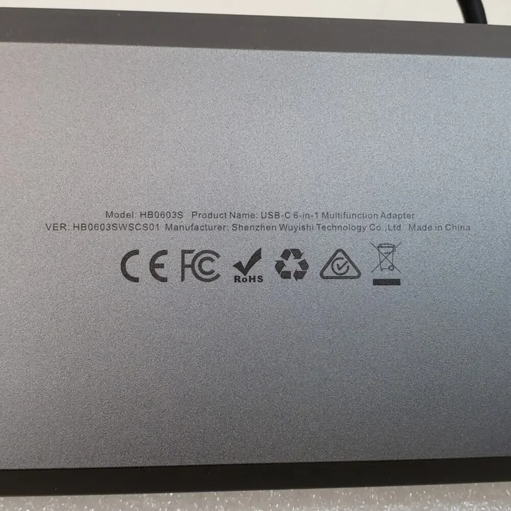 JSAUX 6-in-1 Multifunction USB-C Docking Station